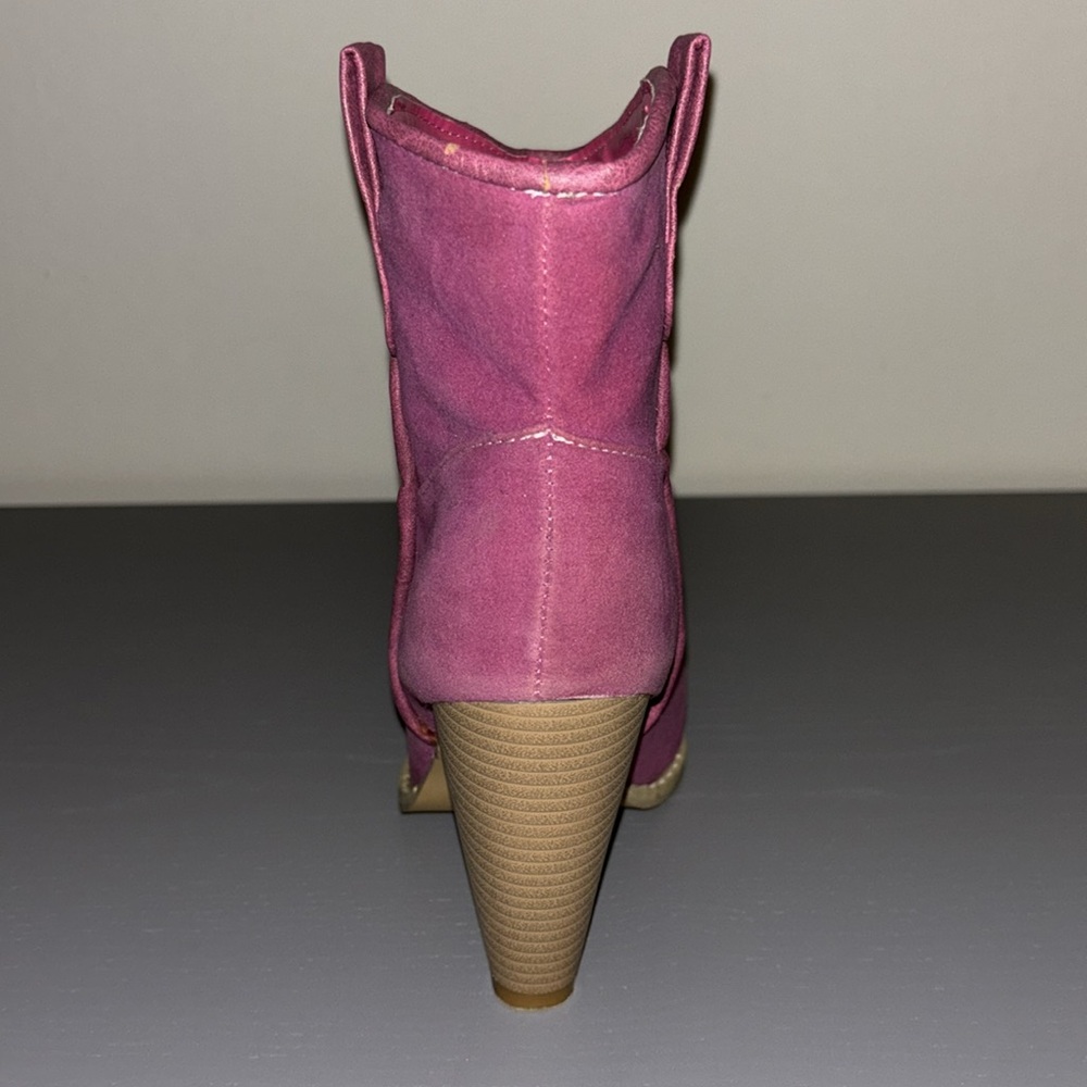 Pink cowboy style boots - Picture 4 of 8